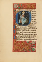 Initiale G: Heilige Margareta