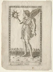 Genius der Sonne aus den Tarocchi, Serie B: Kosmische Prinzipien & Tugenden, #31