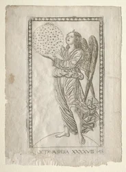 Der Engel der achten Sphäre aus dem Tarocchi, Serie A..., vor 1467
