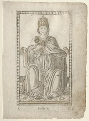 Der Papst (aus dem Tarocchi, Serie E: Bedingungen des Menschen, #10)