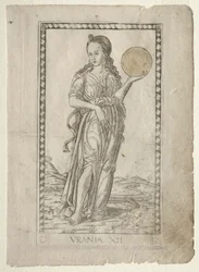 Urania (Astronomie) (aus der Tarocchi-Serie D: Apollo und die Musen, #12)