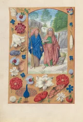 Stundenbuch der Königin Isabella der Katholischen, Königin von Spanien: Fol. 175v, Heilige Philipp & Jakobus