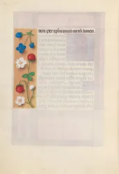 Stundenbuch der Königin Isabella der Katholischen, Königin von Spanien: Fol. 198v, um 1500