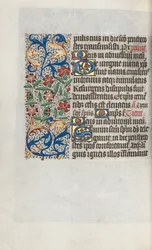Stundenbuch Gebrauch von Rouen: fol. 100v, um 1470