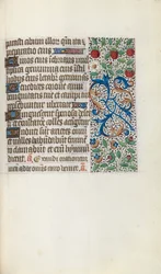 Stundenbuch Gebrauch von Rouen: fol. 137r, um 1470