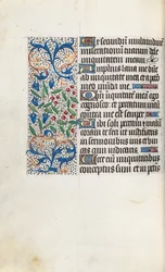Stundenbuch Gebrauch von Rouen: fol. 85v, um 1470