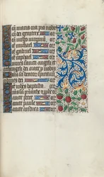 Stundenbuch Gebrauch von Rouen: fol. 93r, ca. 1470