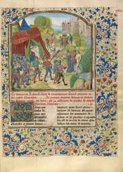 Alexanders Krankheit am Fluss Cydnus und der Tod von Sisinnes