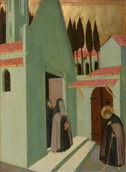 Der heilige Antonius verlässt sein Kloster