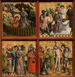 Altarbild mit der Passion Christi