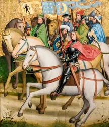 Die Heiligen Drei Könige und ihr Gefolge