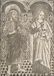 Johannes der Täufer und Johannes der Evangelist, 15. Jahrhundert