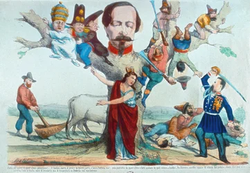 Allegorie Italiens während des Risorgimento
