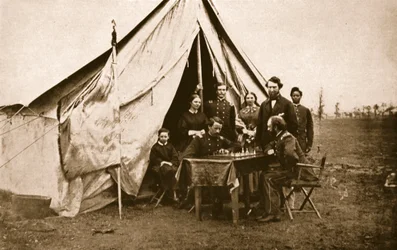 General James H. Wilson und Freunde, 1861-65
