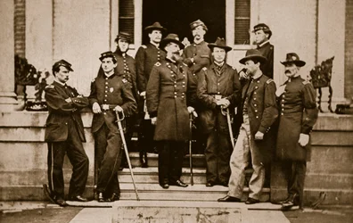 General O. B. Wilcox und Stab, 1861-65