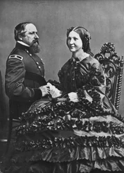 James B. und Fannie Ricketts, um 1860