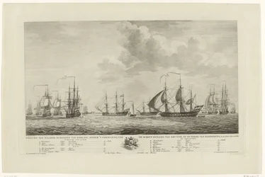 Niederländische Kriegsflotte vor Rammekens, 1782-1783