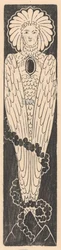 Vogel mit Frauenkopf