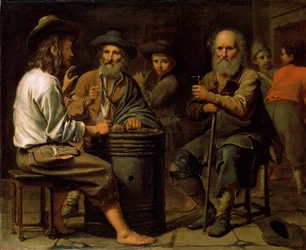 Bauern in einer Schenke, 1640er Jahre.