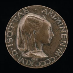 Isotta degli Atti, 1432-1474, Geliebte 1446, dann Ehefrau nach 1453, von Sigismondo Malatesta [Vorderseite]