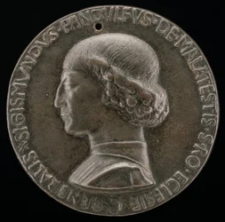 Sigismondo Pandolfo Malatesta, 1417-1468, Herr von Rimini und Fano [Vorderseite], 1446