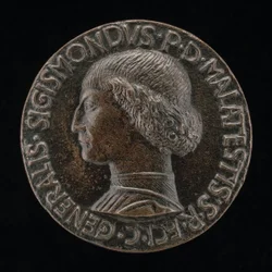 Sigismondo Pandolfo Malatesta, 1417-1468, Herr von Rimini und Fano [Vorderseite]
