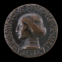 Sigismondo Pandolfo Malatesta, Herr von Rimini und Fano [Vorderseite]