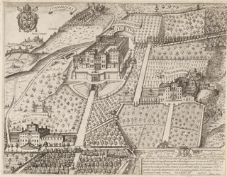 Ansicht von Frascati und Umgebung