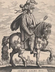 Kaiser Galba zu Pferd, aus 