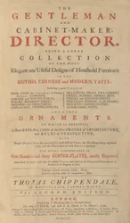 Gentleman und Möbeltischler Direktor, 1755
