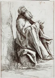 Heiliger Antonius von Padua beim Beten
