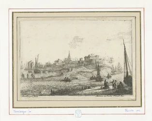 Stadt auf einer Halbinsel