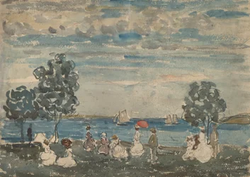 Figuren am Strand, 1910-1915