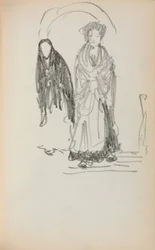 Italienisches Skizzenbuch: Zwei stehende Frauen Seite 123