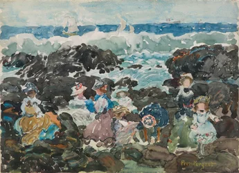 Brandung, Cohasset, um 1900-5