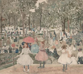 The Mall, Central Park, 1900-1903
