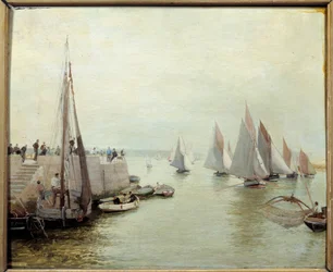 Die Rückkehr vom Fischfang 1880