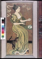 Madame Ranson und ihre Katze, ca. 1892