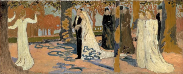 Hochzeitsprozession, ca. 1892-1893