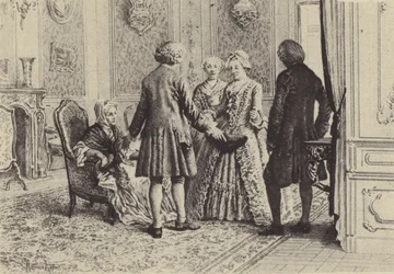 Illustration für Buch XI von Les Confessions de Jean-Jacques Rousseau