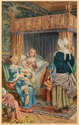 Madeleine Béjart sehr krank (Illustration)