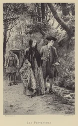 Die Immergrünen (Gravur)