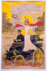 Plakat zur Werbung für Autokarosserien, 1899