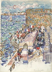 Steigende Flut, St. Malo