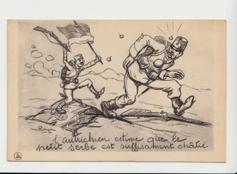 Postkarte, Satirisch in N & B