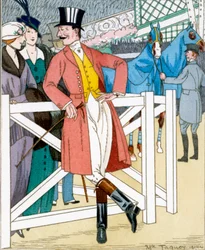 "Gazette du Bon Ton": Nr. 4, Les Propos Desobligeants, tenue pour le Concours Hippique