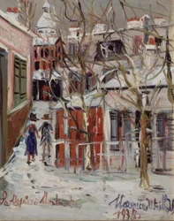 Straße im Winter