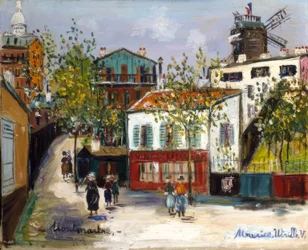 Das Dickicht in Montmartre