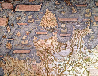 Ansicht des Archipels von Borneo (Detail)