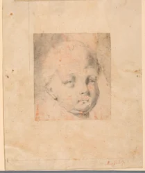 Zeichnung, Studie: Kopf eines Jungen, 1810–34